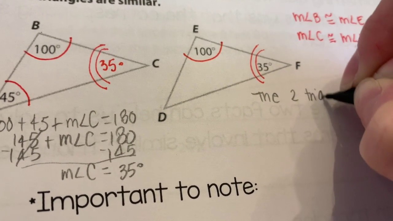 Angle Angle Similarity YouTube Angle Angle Similarity YouTube