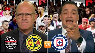 CLÁSICO JOVEN ¿Miedo o fantasmas en el AMÉRICA vs CRUZ AZUL? Lalo y Mauricio apuestan | Cronómetro