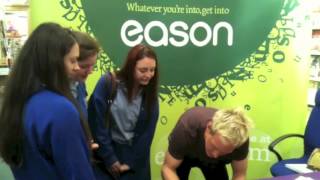 Jamie Laing, star of Made in Chelsea, signing copies of his book in Eason Dundrum