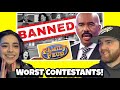 Steve Harvey reacts to the BIGGEST FAILS ever on Family Feud! | HE HAD ENOUGH 🤣| Reaction