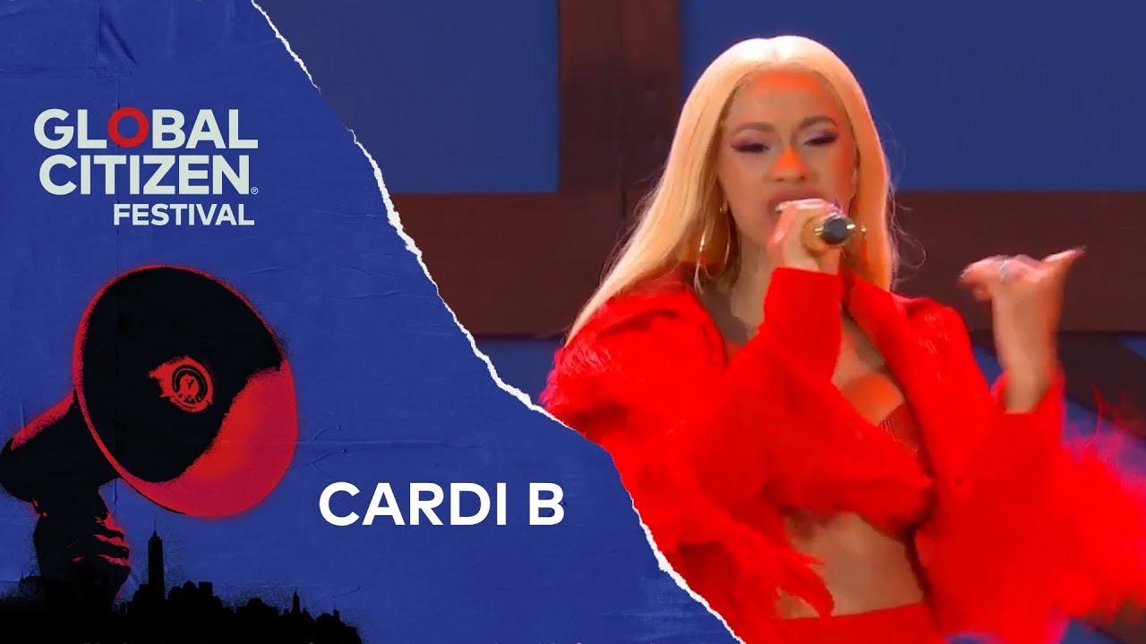 bonobo plaisir Cardi B Performs Drip | Global Citizen Festival NYC 2018