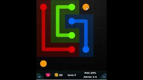 flow game facebook - beginners pack level 9 Connect the dots