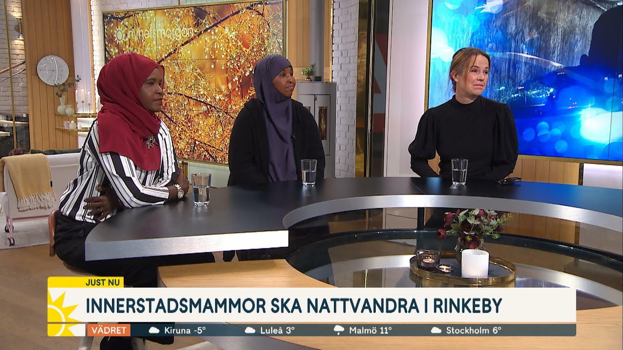 Mammor nattvandrar efter dödskjutningen av Einár: ”Vill ge stöd til… | Nyhetsmorgon | TV4 & TV4 Play