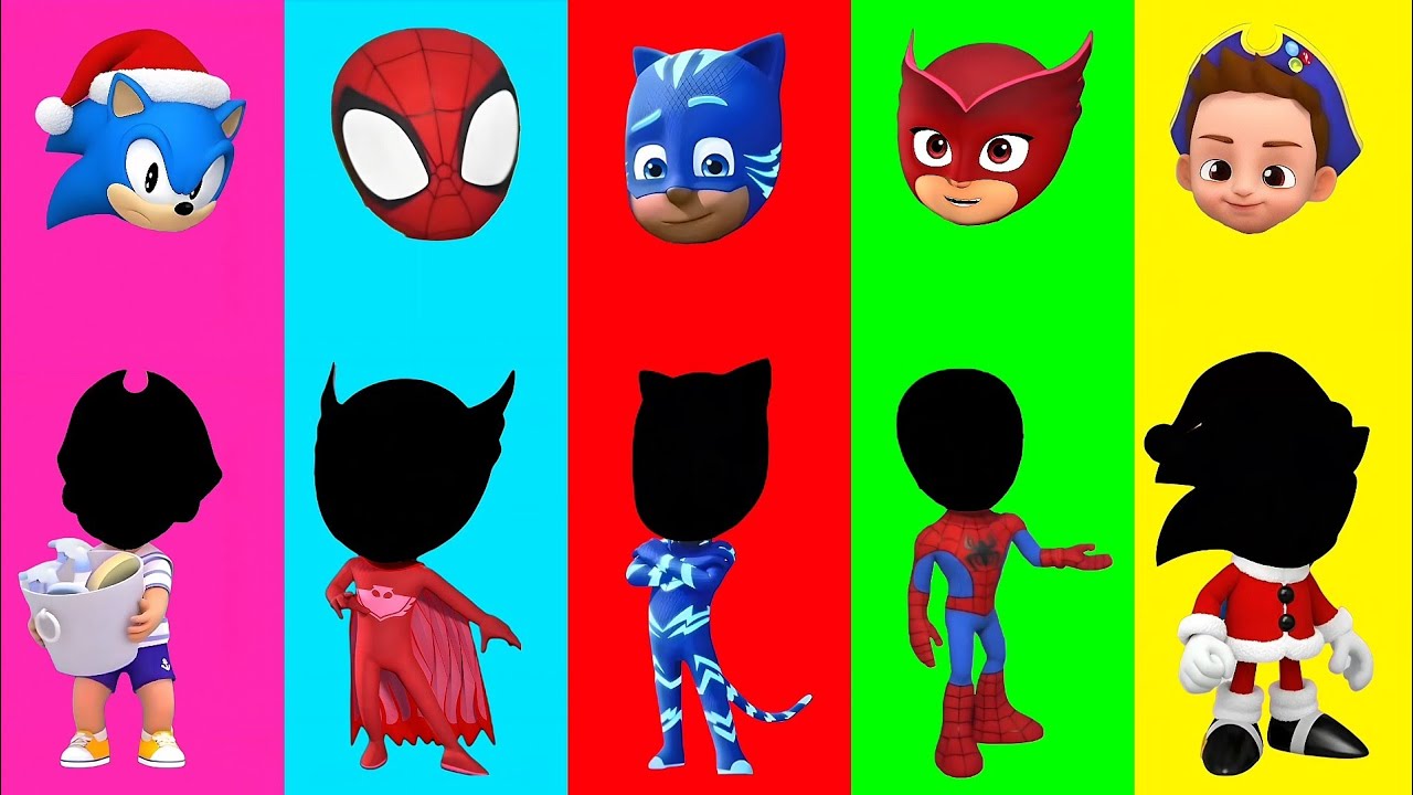 Wrong eyes👀 challenge DAME TU COSITA Pj Masks Funny Puzzle Wrong Heads