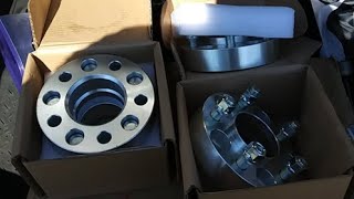 Spacers on a Chrysler 300