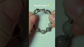 DIY Easy Sliding Knot Bracelet Hack! ✨ #DIYCrafts #Trending #Viral #Shorts
