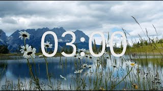 3 Minute Silent Timer: Spring Flowers Theme