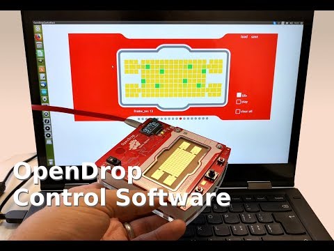 Oprogramowanie sterujące dla cyfrowej platformy mikroprzepływowej OpenDrop V3