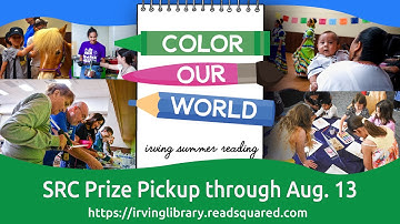 Irving Public Library Summer Reading Challenge: Color Our World