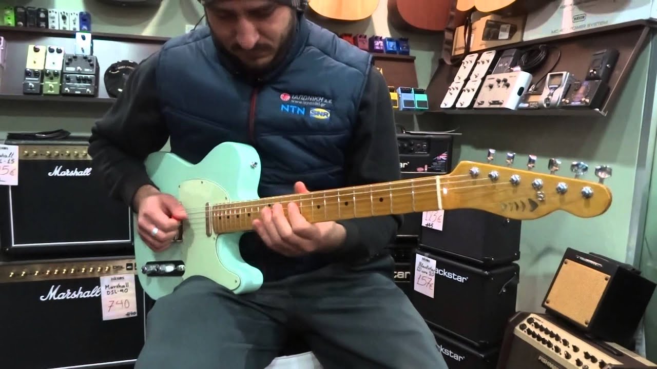 Paveza telecaster for crazy tube circuits....3rd video