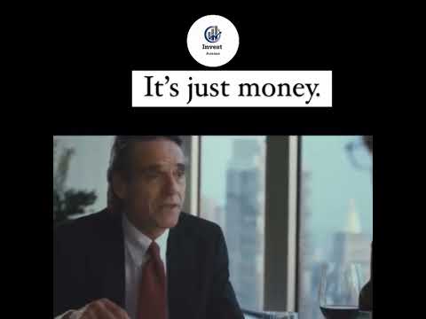 It’s just money