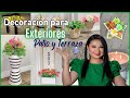 DECORACIÓN para EXTERIORES PATIO y TERRAZA / Decoración 2023 / Dollar Tree DIY