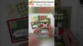 DIY Quilt Cards: Easy Craft Ideas with Die Cuts! #shorts