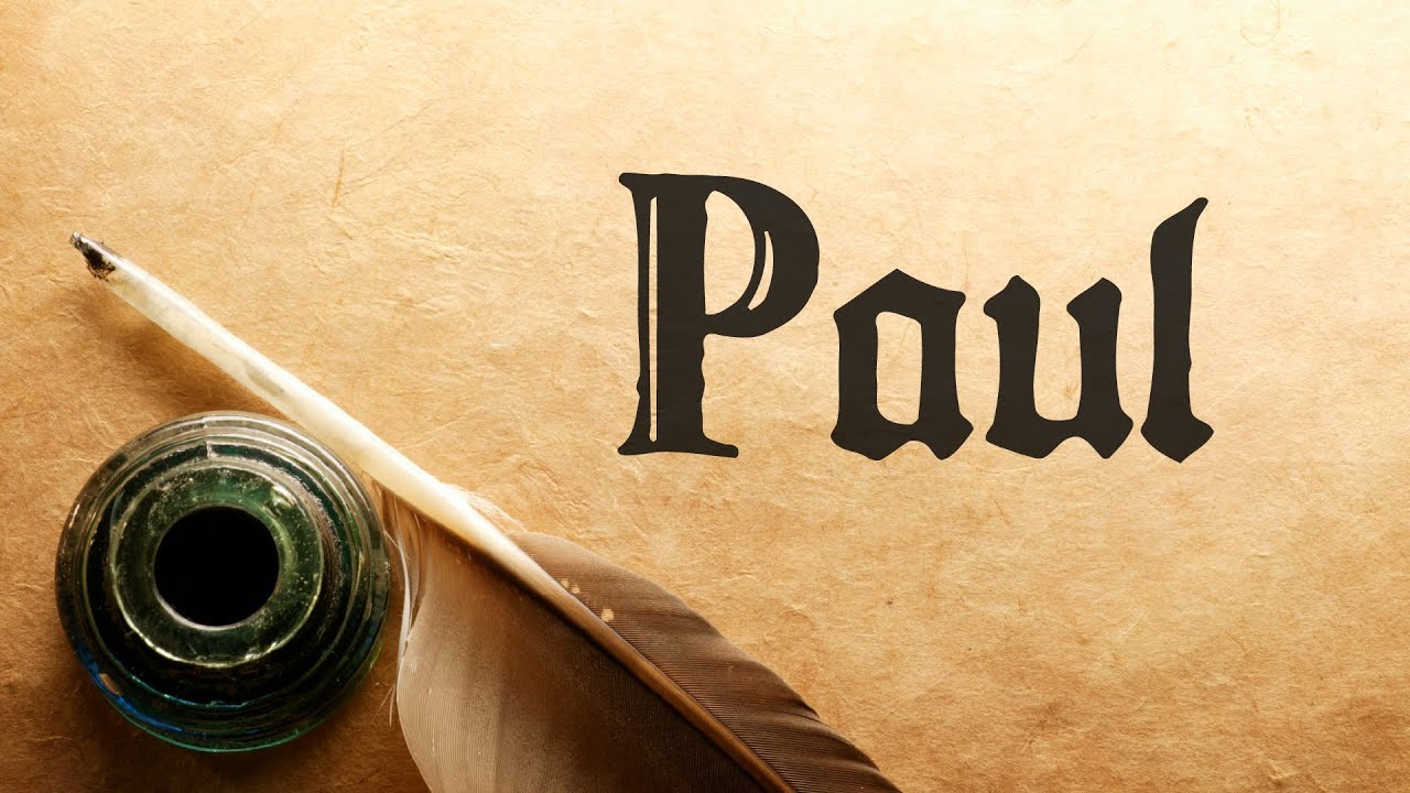 Paul - Session 1 - Gods Plan For Paul's Life