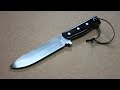 Making a Knife with Water Buffalo Horn handle