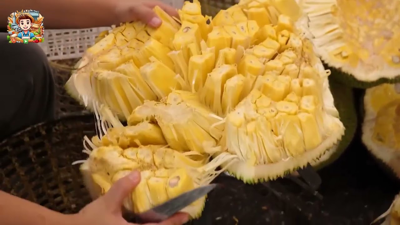How Amazing Thai Farm Harvests Jackfruit - Thailand Street Food | Farming Documentary