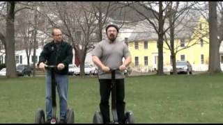 CT Out & About - Ed Bartlett on a Segway, Guilford CT