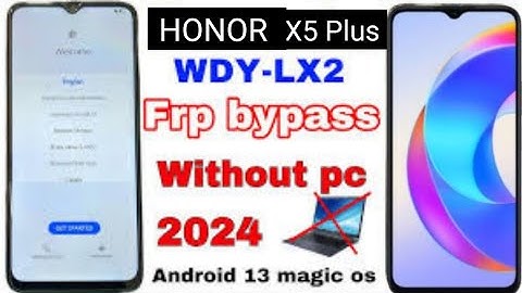 Honor x5 plus frp bypass without pc easy method 2024 #Honorx5plus