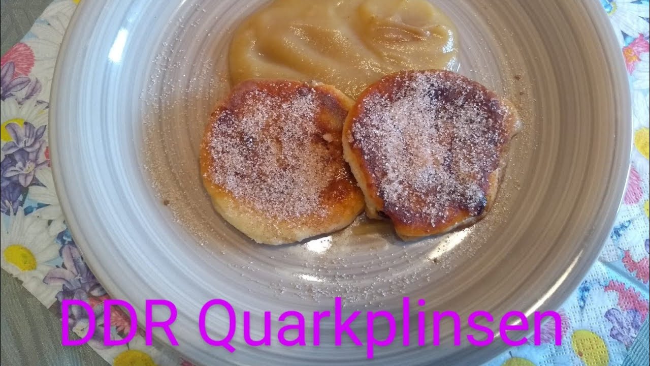 DDR Quarkplinsen mit Apfelmus schmeckt sehr lecker 😋 einfach schnell gemacht und ist Preiswert
