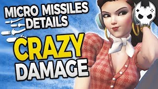 Overwatch - DVA MICRO MISSILES CRAZY DAMAGE! - New Ability Details