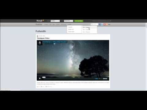 Facebook Timeline Like WordPress Theme - PostLine
