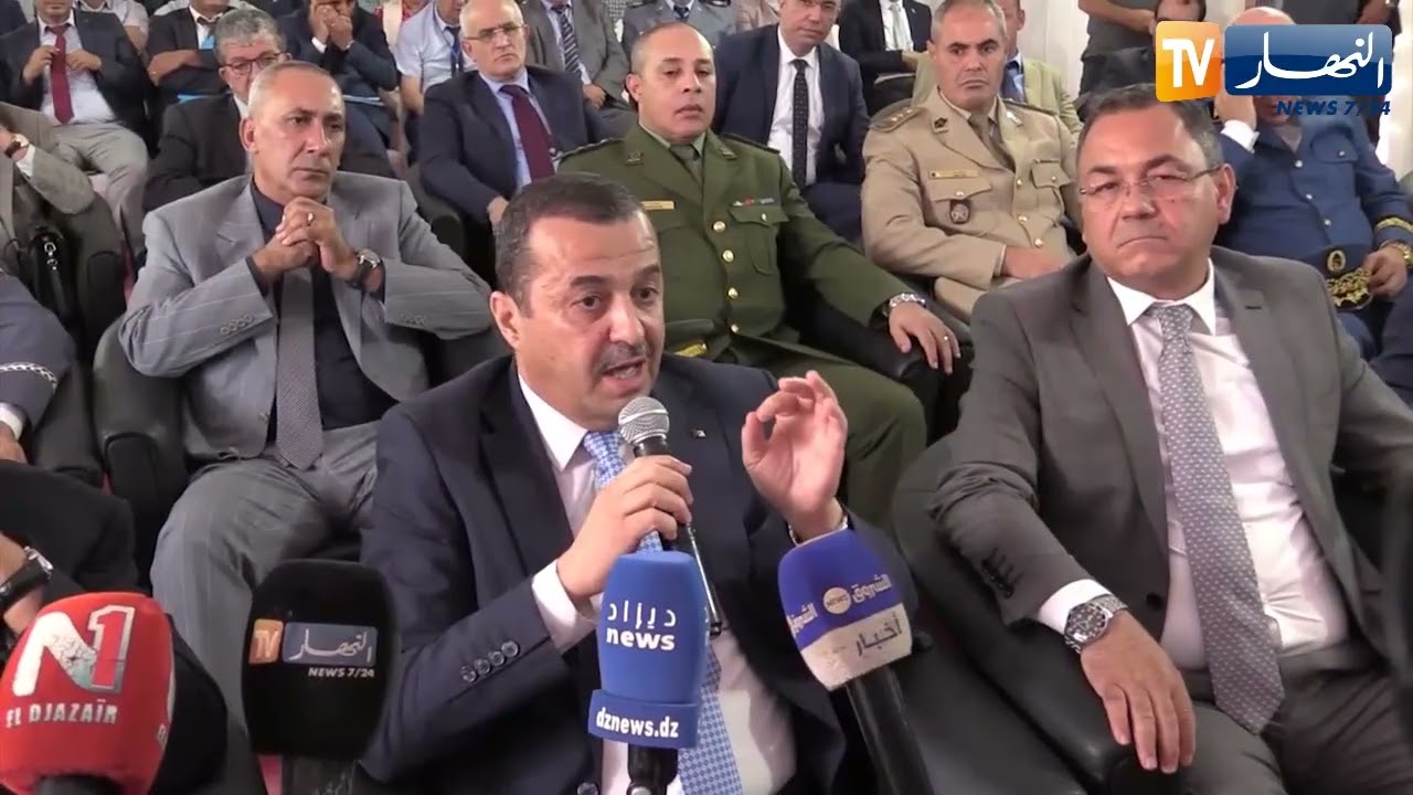 الطارف : وزير الطاقة في زيارة عمل وتفقد لمشروع محطة تحلية مياه البحر بكدية الدراوش