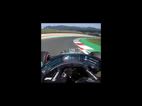 Lewis Hamilton onboard insane speed and insane g-forces at Mugello F1 track