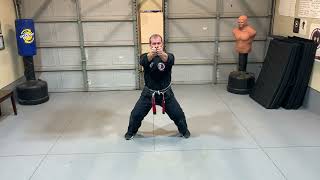 Kenpo Long Form 4 | Part 3: Walk-Through Pace | Jamie Seabrook