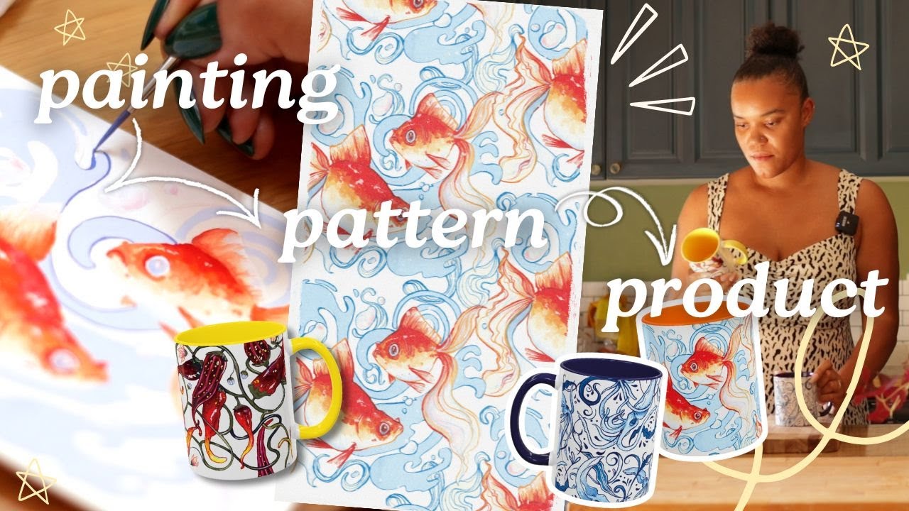 From Sketchbook to Shop: How I Turn My Art into Sellable Patterns