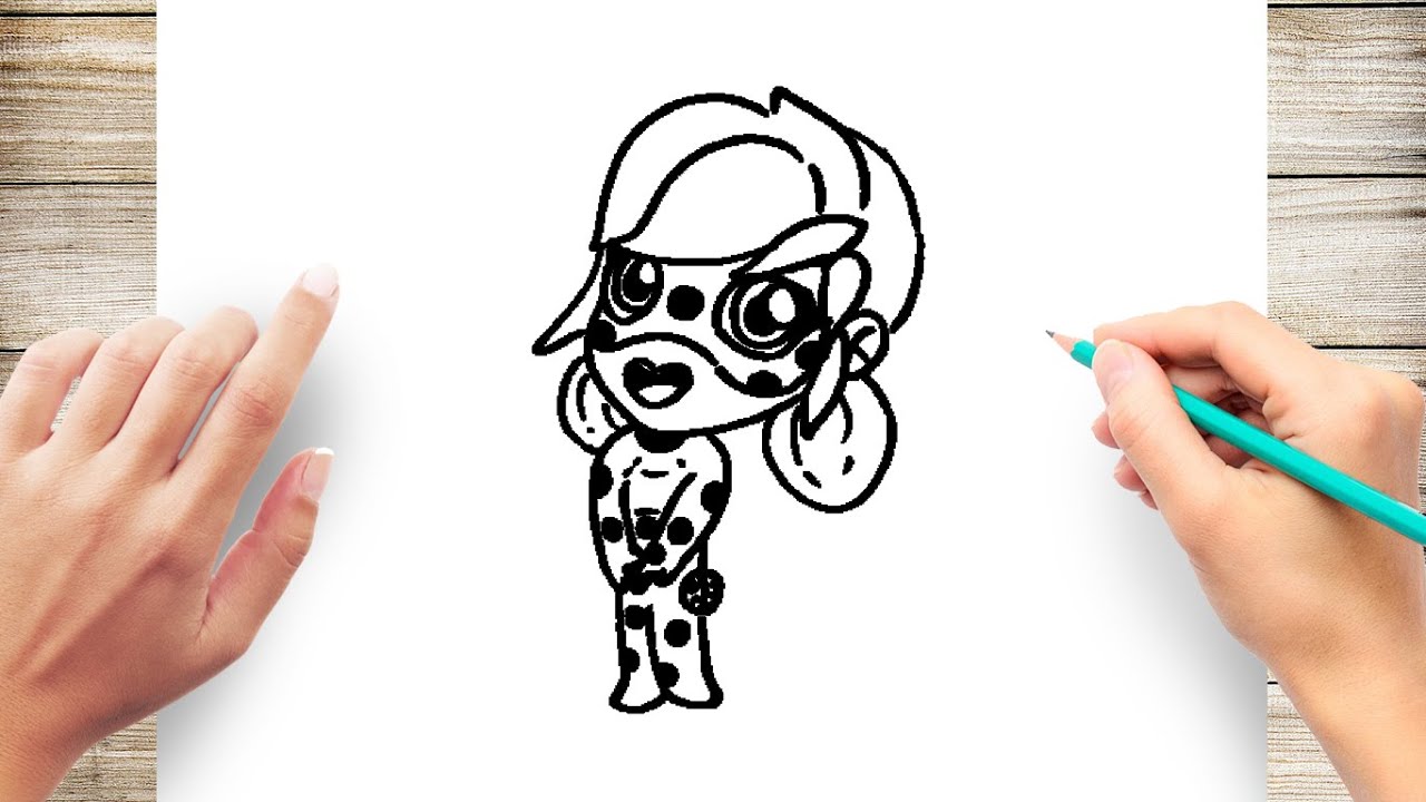 How to Draw Ladybug from Miraculous Ladybug - YouTube