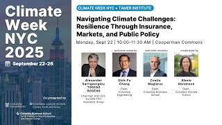 Navigating Climate Challenges: Resilience Through Insurance, Markets, and Public Policy