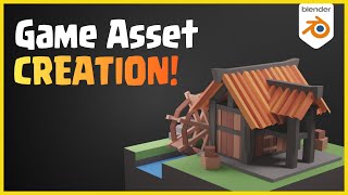 Simple & Easy low poly Game Assets using Blender