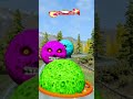 Big amp Small Colorful Moon Cars vs Pit Lava BeamNG Big amp Small Colorful Moon Cars vs Pit Lava BeamNG
