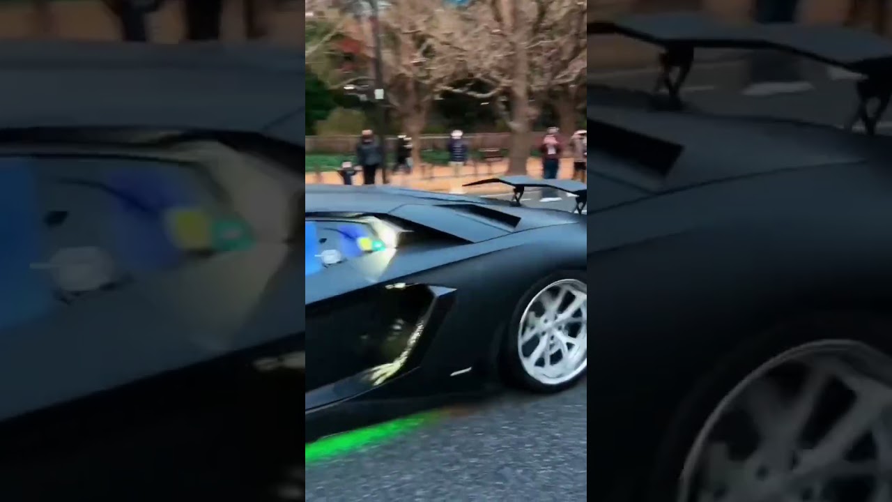 Supercar Lamborghini lights show😱😱