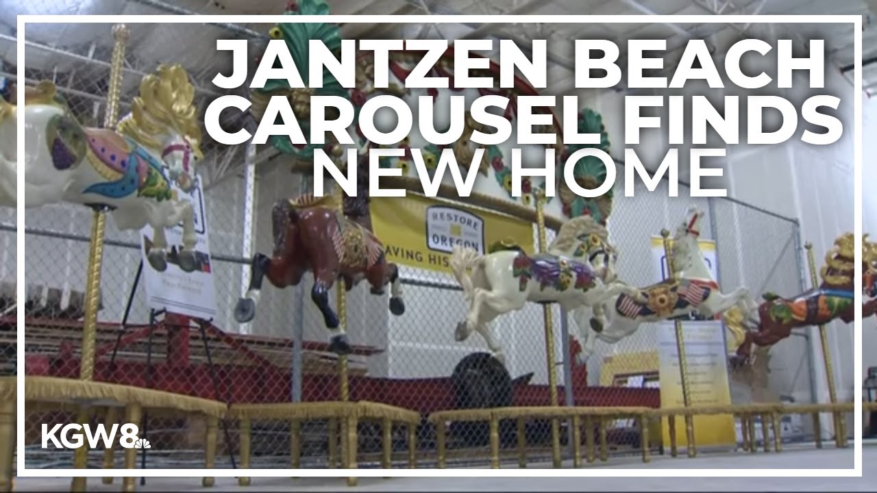 Historic Jantzen Beach Carousel finds permanent home