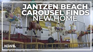Historic Jantzen Beach Carousel finds permanent home
