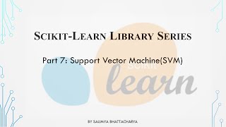 Support Vector Machine : Part 7