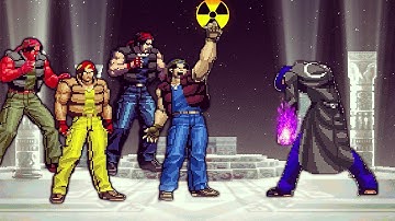 [KOF Mugen] Iori Yasakani Vs Nuclear Ralf Team