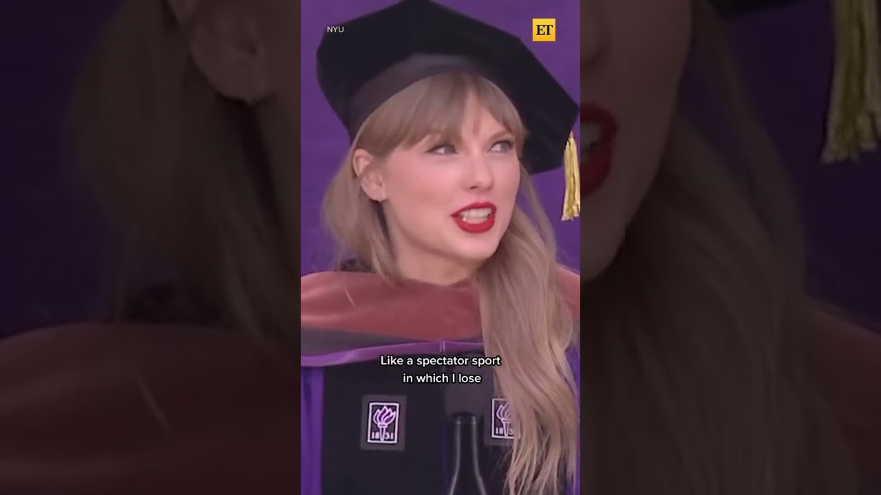 Taylor Swift’s INSPIRATIONAL advice for the NYU class of 2022 #shorts