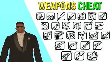 GTA San Andreas All Weapons Cheat - (Cheat Codes)
