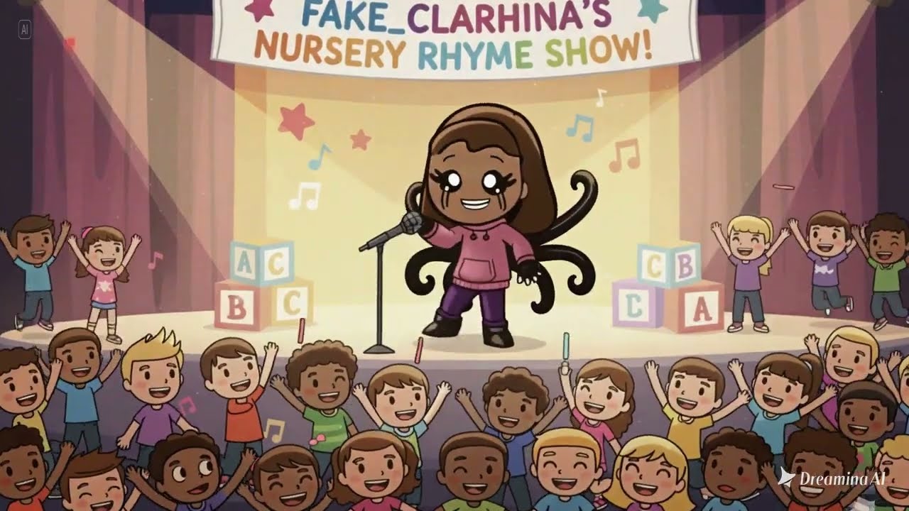 FAKE_CLARHINA | Friendly Nursery Rhyme Singer 💜🎵 | Cute & Magical Cartoon Character
