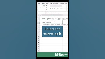 How to use TEXTSPLIT in excel #excel #exceltips