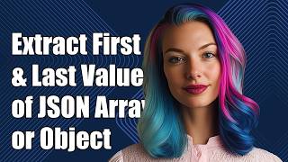 Extract the first and the last value of a json array/object
