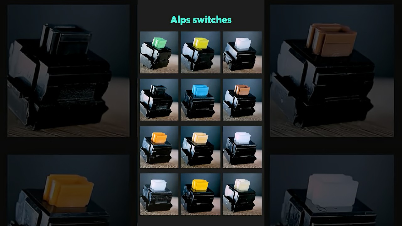 12 Alps Switches Sound Comparison on 3 Keyboards! 