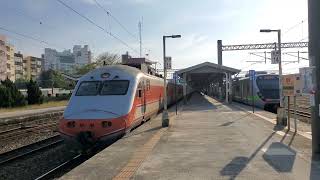 134次自強號嘉義站2A月台開車(12車附掛PPM兩鐵車廂)