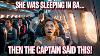 She Was Just Sleeping in 8A… Until the Captain’s Voice Changed Everything!