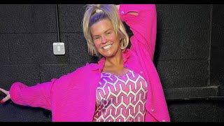 Kerry Katona shows off her new modest figure after breast reduction surgery