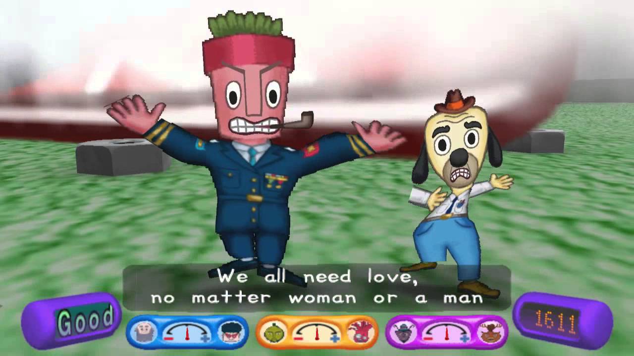 Parappa the Rapper 2 - Stage 2 (Black Hat) (MAX Difficulty)