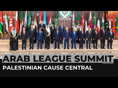 Arab league says palestinian cause central, glosses over israel