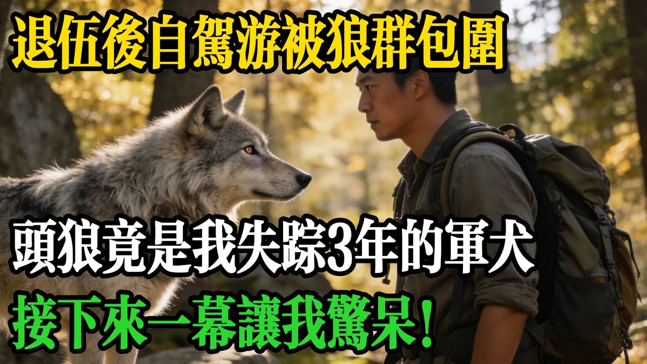 退伍后自驾游被狼群包围，头狼竟是我失踪 3 年的军犬，接下来一幕让我惊呆！